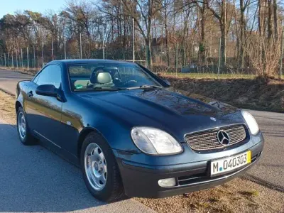 Gebraucht Mercedes SLK200 136 PS (100 kW) 1999 Blau Cabrio