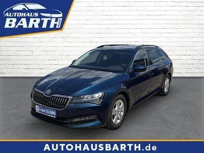 Lavablau metallic (metallic) Gebraucht 2020 Skoda Superb Ambition Kombi | 20.980 € (Guter Preis)