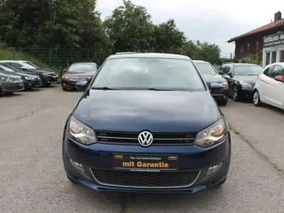 Gebraucht VW Polo Highline 105 PS (77 kW) 2010 Blau Kleinwagen