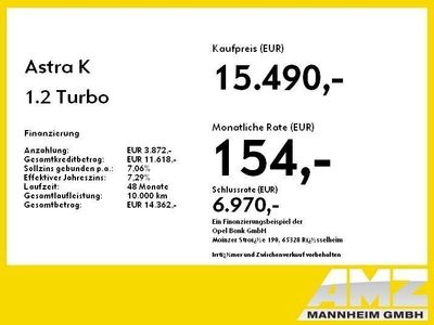 gebraucht Opel Astra 1.2 Turbo Edition LM*LED*W-Paket*PDC