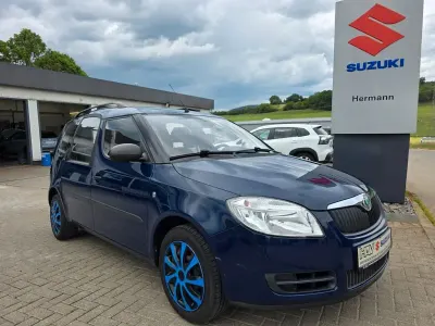 Gebraucht Skoda Roomster Plus Edition 86 PS (63 kW) 2009 Blau Van / Kleinbus