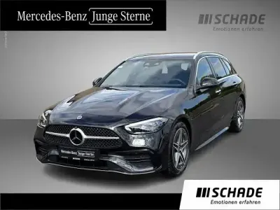 Gebraucht Mercedes C220 AMG line 205 PS (150 kW) 2025 Schwarz Limousine