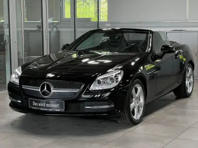 Usata Mercedes SLK200 184 CV (135 kW) 2015 Nero Cabrio