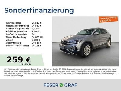 Gebraucht VW T-Roc Style 150 PS (110 kW) 2023 Pyritsilber metallic SUV