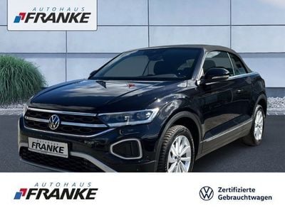 Gebraucht VW T-Roc Cabriolet Style 150 PS (110 kW) 2023 Schwarz Cabrio