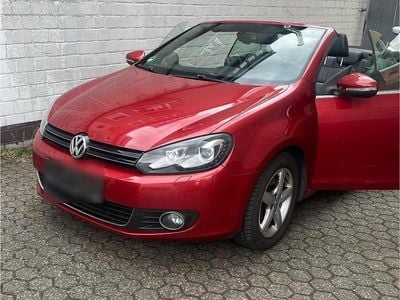 Usata VW Golf Cabriolet 160 CV (117 kW) 2012 Rosso Cabrio