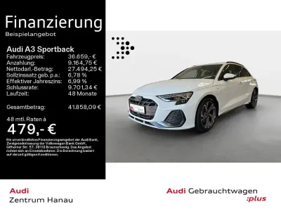 Gebraucht Audi A3 S-Line 204 PS (150 kW) 2025 Gletscherweiß metallic Limousine