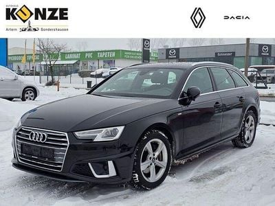 Schwarz (mythosschwarz metallic (schwarz)) Gebraucht 2019 Audi A4 Sport Kombi | 20.290 € (Superpreis)