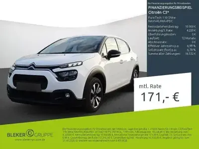 Gebraucht Citroën C3 Shine 110 PS (80 kW) 2023 Weiß Kleinwagen
