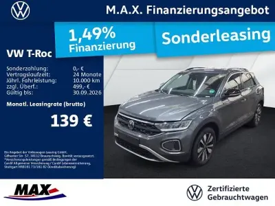 Gebraucht VW T-Roc Goal 116 PS (85 kW) 2025 Indiumgrau metallic (metallic) SUV