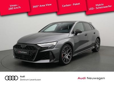 Nuova Audi RS3 Sport 400 CV (294 kW) 2026 Grigio Berlina