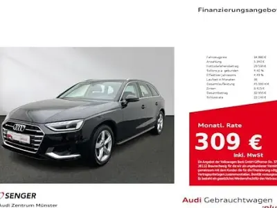 Brugt Audi A4 Advanced Plus 190 HK (139 kW) 2024 Sort Stationcar