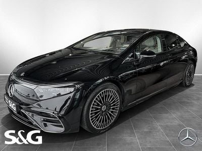 Gebraucht Mercedes EQS580 AMG 384 kW (523 PS) 2023 Metalliclack obsidianschwarz met Limousine