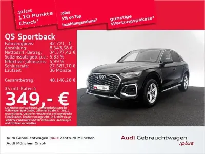 Gebraucht Audi Q5 Sportback S-Line 204 PS (150 kW) 2023 Schwarz SUV