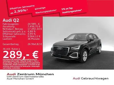 Używany Audi Q2 Advanced 150 KM (110 kW) 2023 Czarny SUV