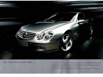 Usata Mercedes SL500 Edition 306 CV (225 kW) 2005 Cabrio