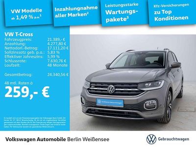 Limestone grey metallic Gebraucht 2021 VW T-Cross Life SUV | 21.389 € (Etwas zu teuer)