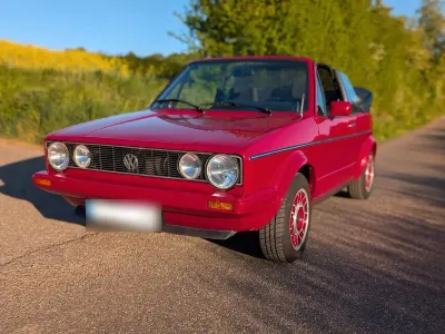 Gebraucht VW Golf Cabriolet 72 PS (52 kW) 1987 Rot Cabrio