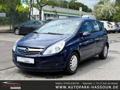 Gebraucht Opel Corsa Selection 80 PS (58 kW) 2009 Blau Kleinwagen