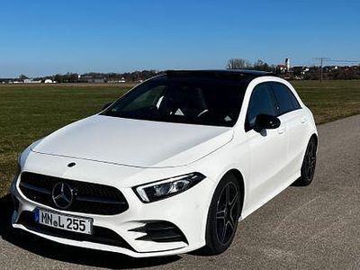Usata Mercedes A180 AMG line 136 CV (100 kW) 2019 Bianco Berlina