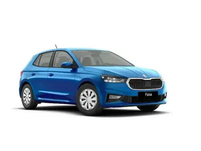 Neu Skoda Fabia Essence 95 PS (69 kW) 2026 Raceblau metallic Limousine