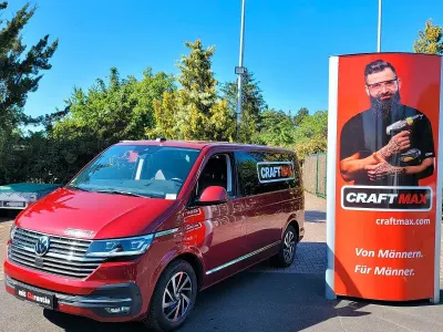 Używany VW T6.1 Highline 204 KM (150 kW) 2022 Czerwony Van