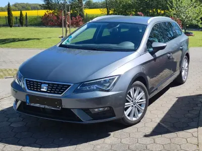Usata Seat Leon ST XCELLENCE 125 CV (91 kW) 2017 Grigio Station wagon