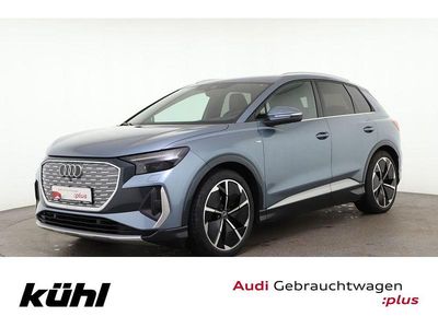 Geysirblau metallic Gebraucht 2021 Audi Q4 e-tron Ambiente SUV | 29.980 € (Fairer Preis)