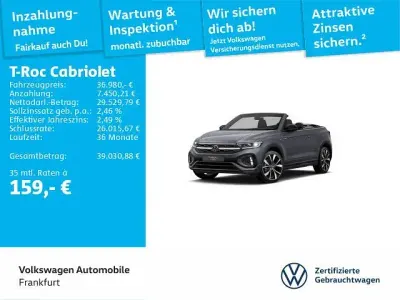 Gebraucht VW T-Roc Cabriolet R-line 150 PS (110 kW) 2025 Rot Cabrio