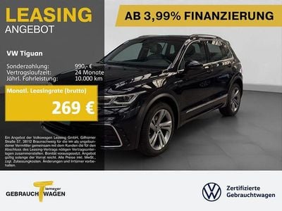 Schwarz Gebraucht 2023 VW Tiguan R-line SUV | 30.930 € (Superpreis)