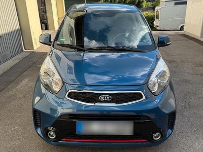 Gebraucht Kia Picanto 86 PS (63 kW) 2016 Blau Kleinwagen