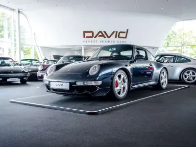 Occasion Porsche 993 Turbo 408 PK (300 kW) 1995 Blauw Coupé