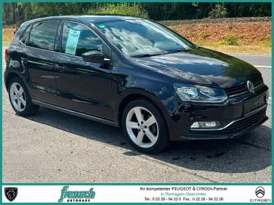 Gebraucht VW Polo Comfortline 90 PS (66 kW) 2016 Schwarz Kleinwagen