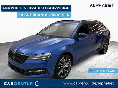 Gebraucht Skoda Superb SportLine 200 PS (147 kW) 2023 Race blau metallic (metallic) Kombi