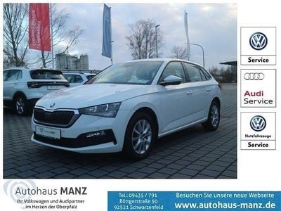 Gebraucht Skoda Scala Ambition 116 PS (85 kW) 2021 Weiß Kleinwagen