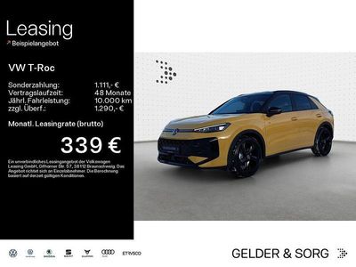 Neu VW T-Roc R-line 150 PS (110 kW) 2025 Canary yellow SUV
