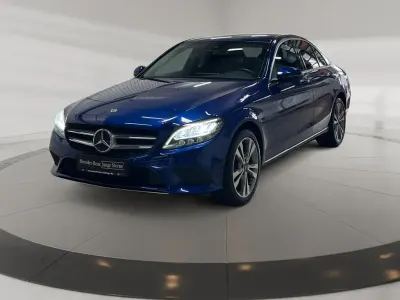 Usata Mercedes C220 Avantgarde 194 CV (142 kW) 2019 Blu Berlina