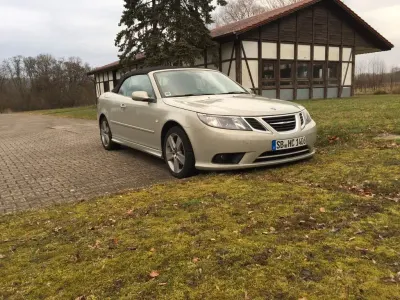 Gebraucht Saab 9-3 Cabriolet Vector 150 PS (110 kW) 2008 Beige Cabrio