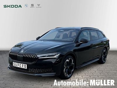 Schwarz Neu 2025 Skoda Superb SportLine Kombi | 56.290 € (Teuer)
