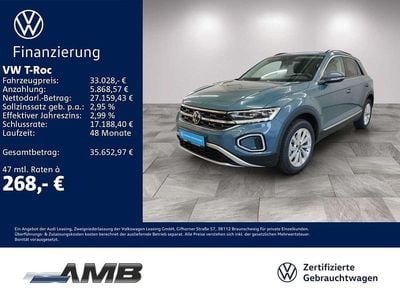 Gebraucht VW T-Roc Style 150 PS (110 kW) 2025 Petroleum blue metallic SUV