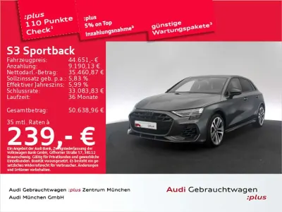 Gebraucht Audi S3 Comfort 333 PS (244 kW) 2025 Daytonagrau perleffekt Limousine