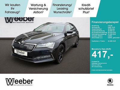 Gebraucht Skoda Superb Ambition 218 PS (160 kW) 2021 Schwarz Kombi