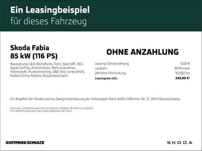 Schwarz Neu 2025 Skoda Fabia Tour Limousine | 25.990 € (Etwas zu teuer)