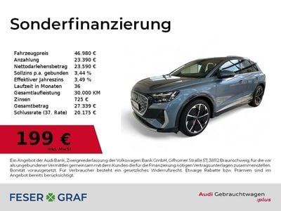Gebraucht Audi Q4 e-tron Ambiente 150 kW (204 PS) 2021 Blau SUV