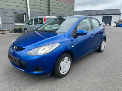 Brugt Mazda 2 Dynamic 103 HK (75 kW) 2009 Blå Hatchback