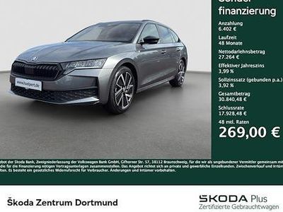 Grau Gebraucht 2025 Skoda Octavia SportLine Kombi | 33.666 € (Etwas zu teuer)