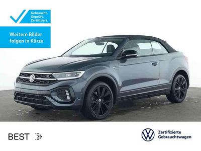 Gebraucht VW T-Roc Cabriolet Style 150 PS (110 kW) 2022 Rauchgrau metallic/schwarz (metallic) Cabrio