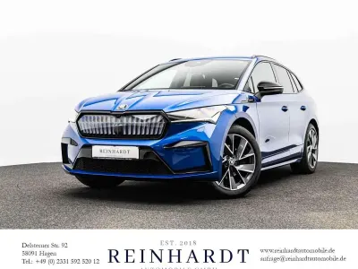 Gebraucht Skoda Enyaq iV SportLine 150 kW (204 PS) 2022 Raceblau metallic SUV