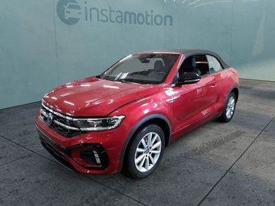 Gebraucht VW T-Roc Cabriolet R-line 150 PS (110 kW) 2022 Rot Cabrio