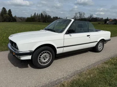 Second-hand BMW 325 Sport Line 171 CP (125 kW) 1986 Alb Cabrio